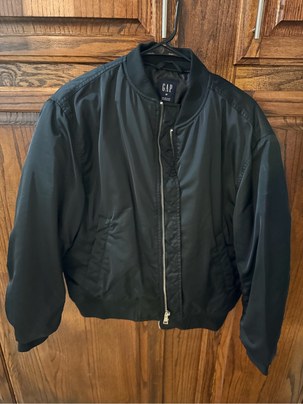 GAP Black Unisex Bomber Jacket